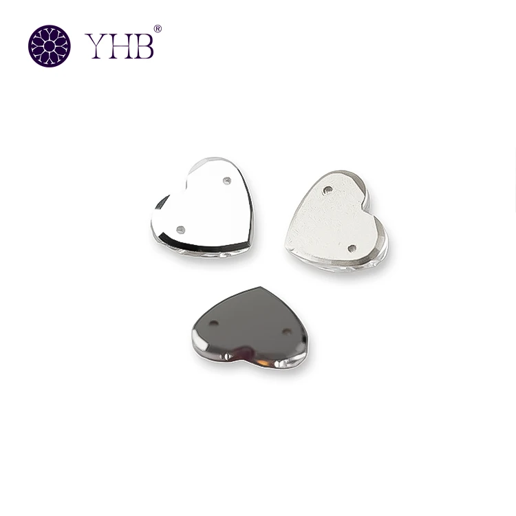 Heart Shape Glass Rhinestones For Garment Rhinestone Transfer Motif Heart Shape Glass Rhinestones For Garment Rhinestone Transfer Motif