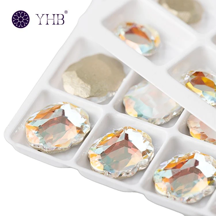 Yhb factory bulk oval scalloped rim hotfix yhb fancy glass rhinestones over 100 trendy colors Yhb factory bulk oval scalloped rim hotfix yhb fancy glass rhinestones over 100 trendy colors
