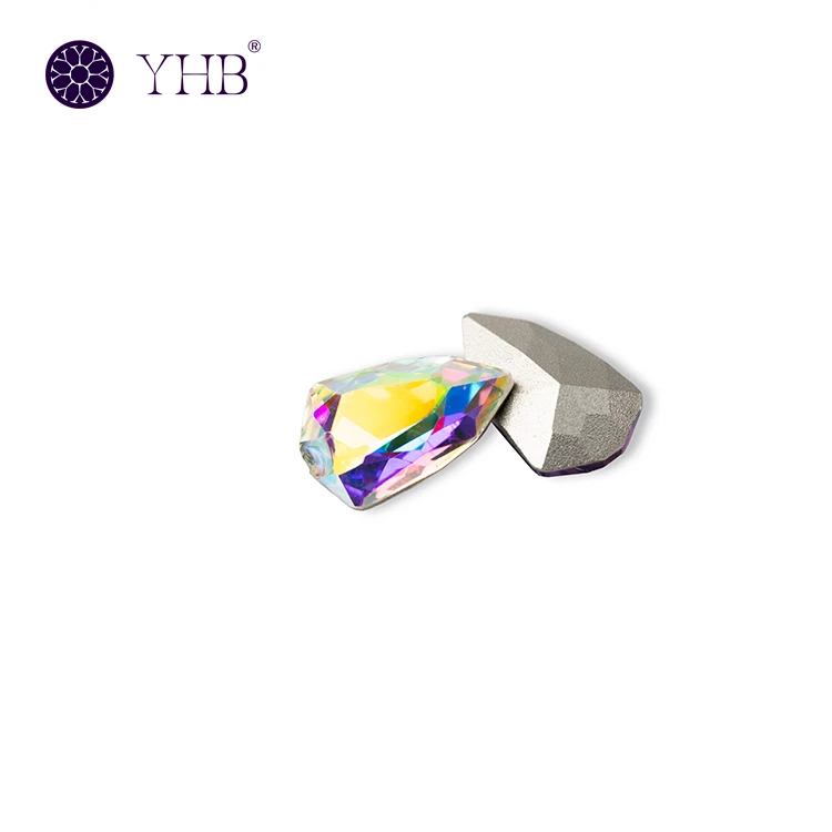 YHB Factory Bulk Shield Shape Flatback Hotfix Rhinestones YHB Factory Bulk Shield Shape Flatback Hotfix Rhinestones