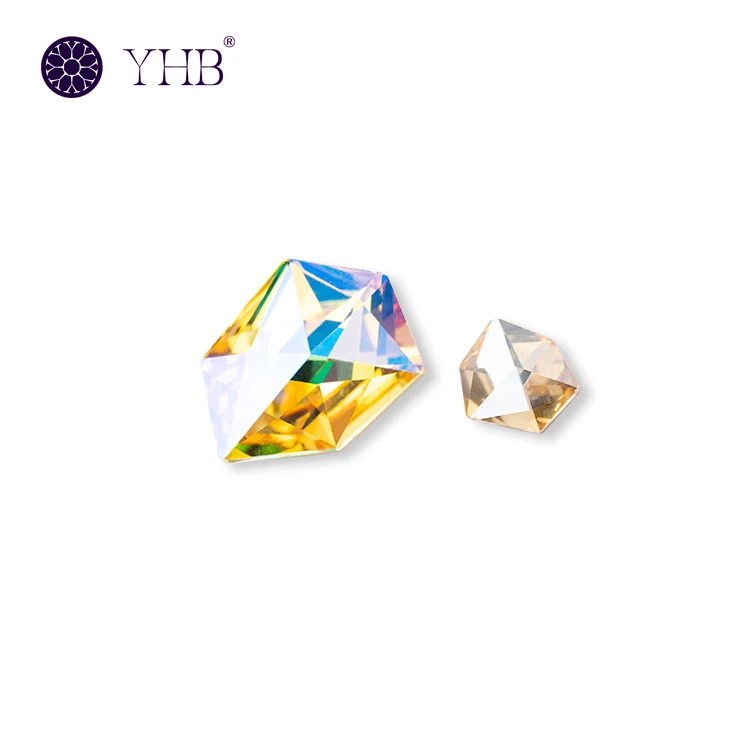 Multi-size Ice Cube 4933 fancy stone wholesale YHB Multi-size Ice Cube 4933 fancy stone wholesale YHB