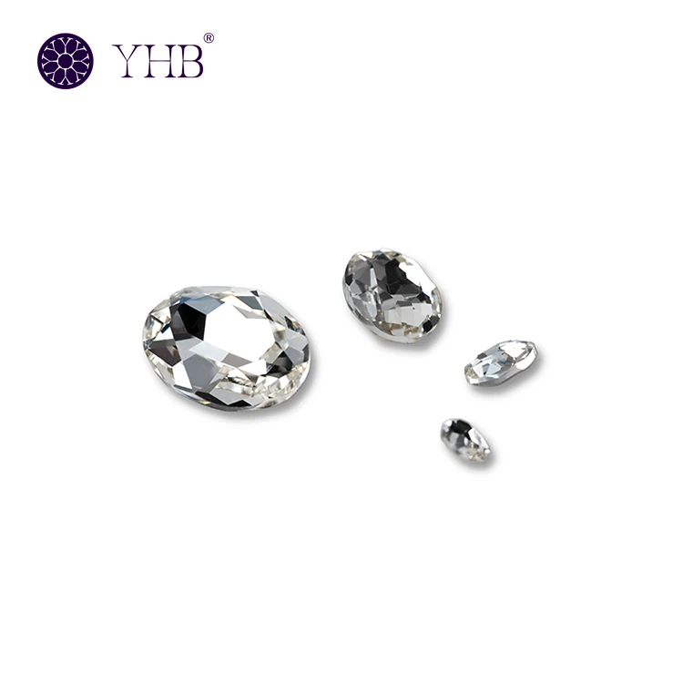 Multi-size Oval H3206 wholesale yhb flatback hotfix glass rhinestones Multi-size Oval H3206 wholesale yhb flatback hotfix glass rhinestones
