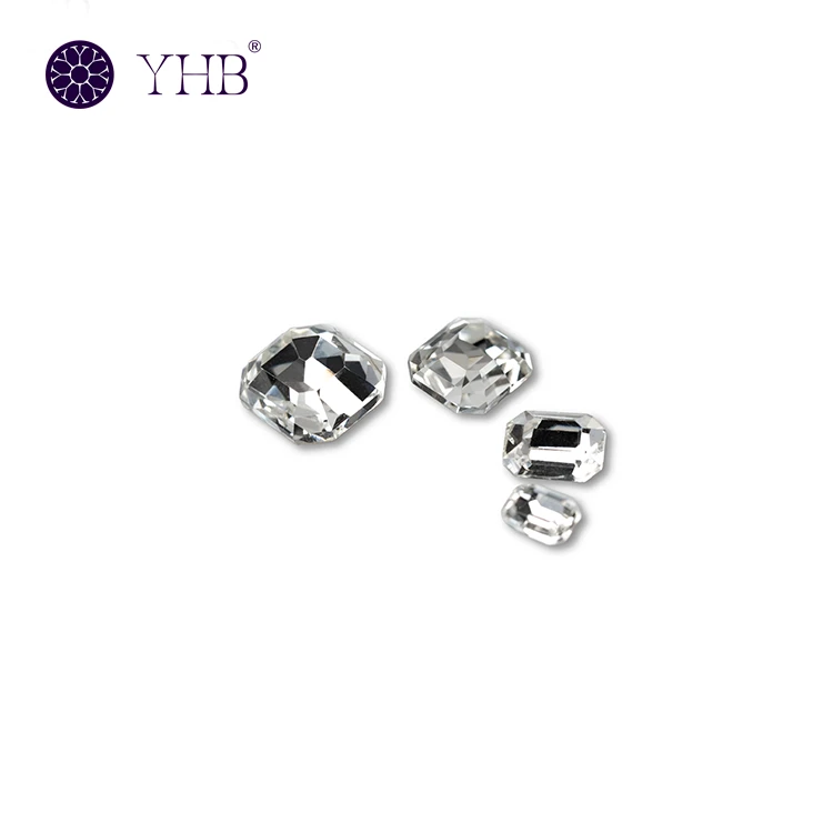 4600 rectangle inverted flat facet fancy stone wholesale YHB glass pointed back rhinestones 4600 rectangle inverted flat facet fancy stone wholesale YHB glass pointed back rhinestones